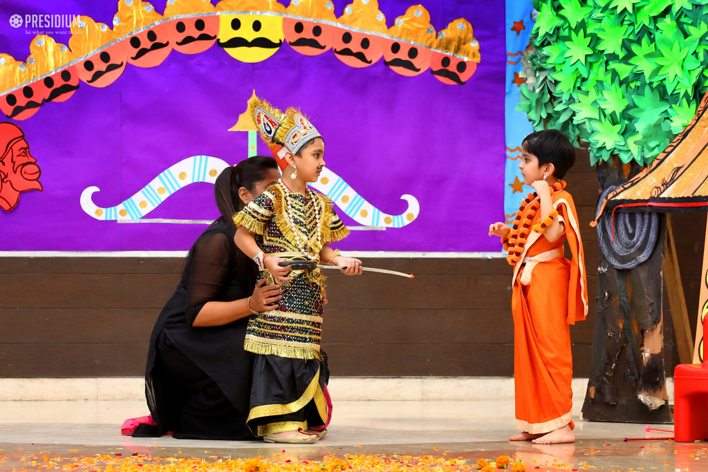 Presidium Indirapuram, PRESIDIANS GIVE MESMERIZING PERFORMANCES ON DUSSEHRA