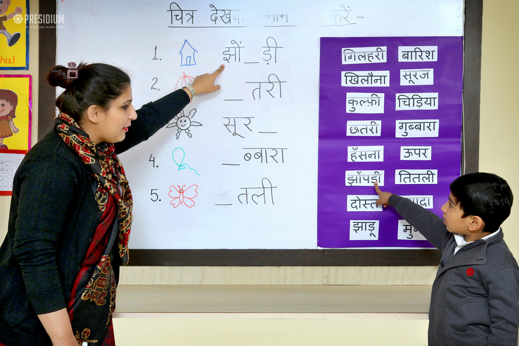 Presidium Indirapuram, ENRICHMENT ACTIVITY: PRESIDIANS HONE THEIR HINDI LANGUAGE SKILLS