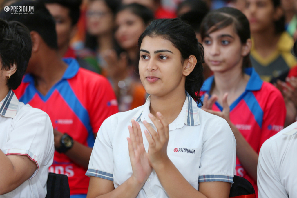 Presidium Indirapuram, NEWLY ELECTED STUDENT COUNCIL TAKE A VOW AT INVESTITURE CEREMONY