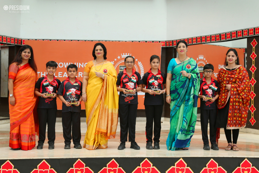 Presidium Indirapuram, NEWLY ELECTED STUDENT COUNCIL TAKE A VOW AT INVESTITURE CEREMONY