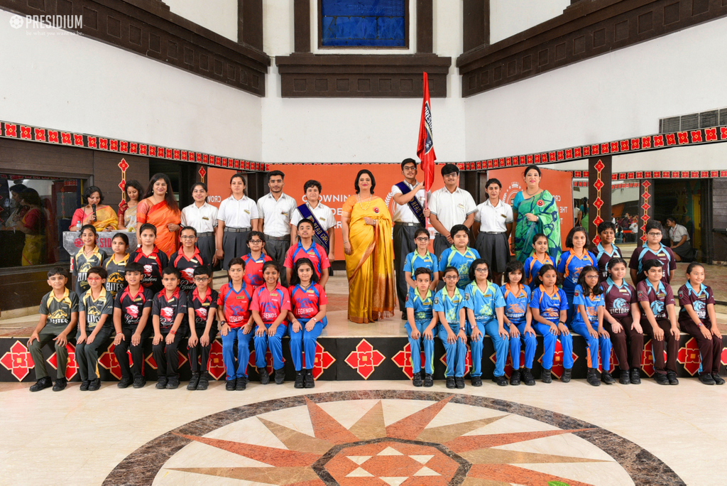 Presidium Indirapuram, NEWLY ELECTED STUDENT COUNCIL TAKE A VOW AT INVESTITURE CEREMONY