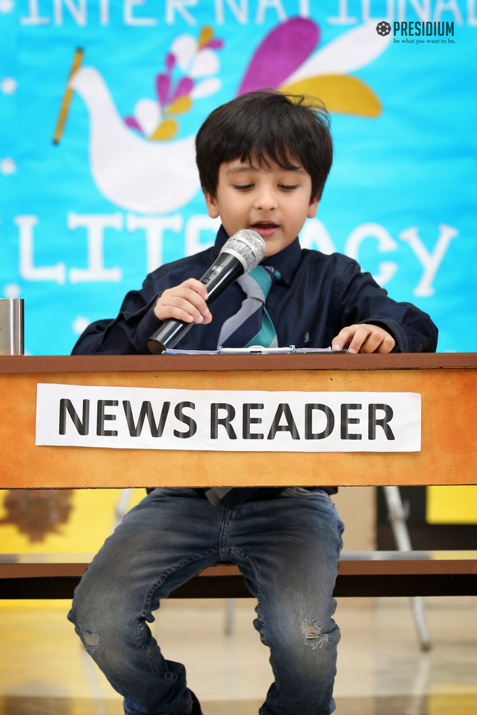 Presidium Indirapuram, WORLD LITERACY DAY: LET’S  PLEDGE TO LEND A ‘READING’ HAND!