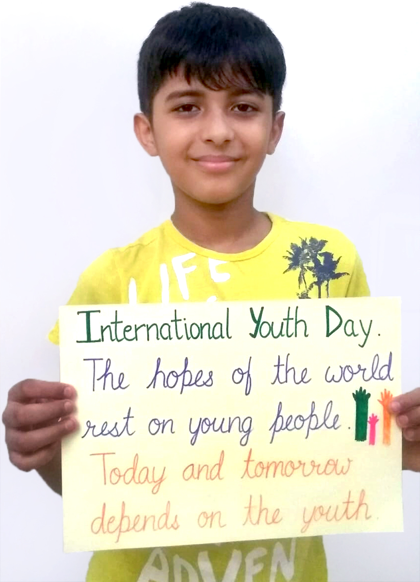 Presidium Vivek Vihar, PRESIDIANS MARK INTERNATIONAL YOUTH DAY WITH ZEAL!