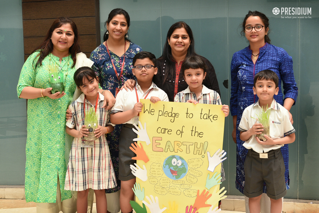 Presidium Indirapuram, MRS. GUPTA JOINS PRESIDIANS FOR EARTH DAY CELEBRATIONS!