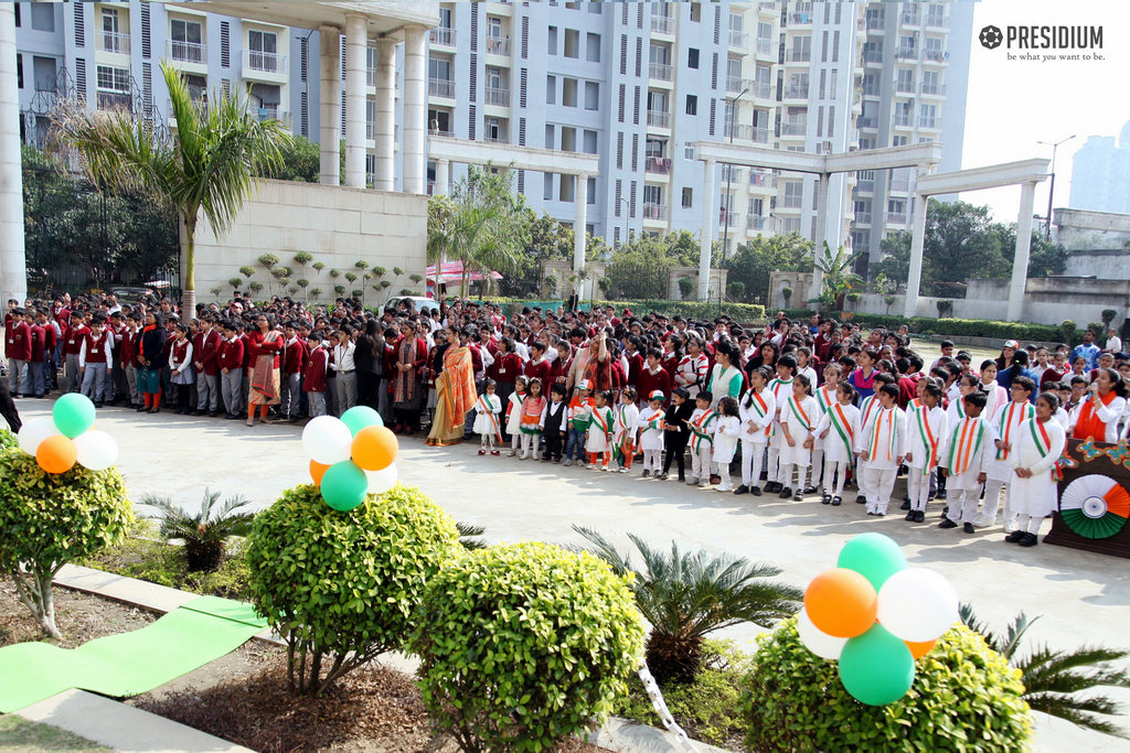 Presidium Indirapuram, PRESIDIANS CELEBRATE THE UNITY OF INDIA ON REPUBLIC DAY