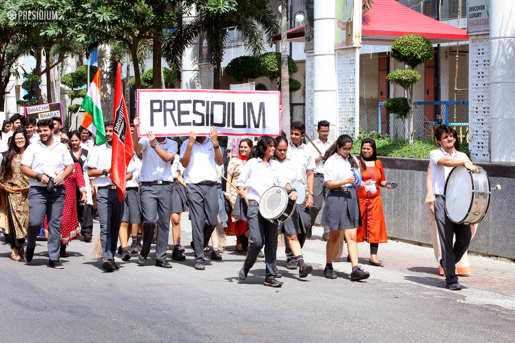 Presidium Indirapuram, PRESIDIANS HELP WITH 'SWACHH BHARAT, SWASTHA BHARAT' MISSION