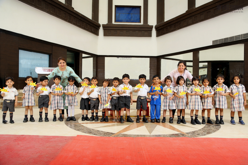 Presidium Indirapuram, PRESIDIANS WELCOME FUN TIMES WITH MASK MAKING ACTIVITY