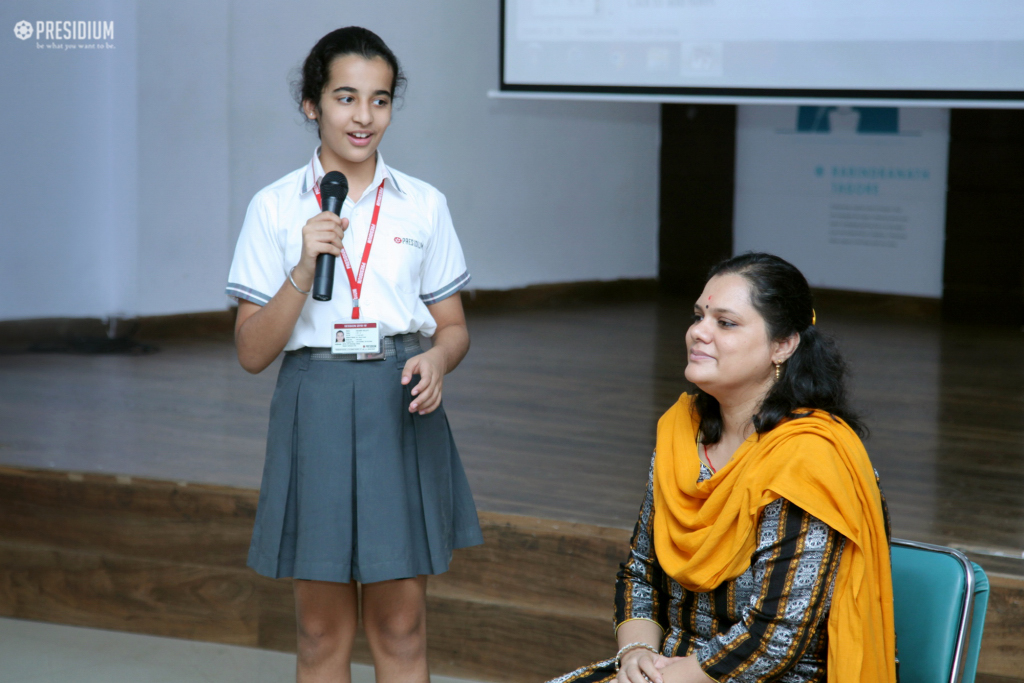 Presidium Indirapuram, INTERACTIVE SESSION ON HEALTH & HYGIENE FOR THE YOUNG PRESIDIANS