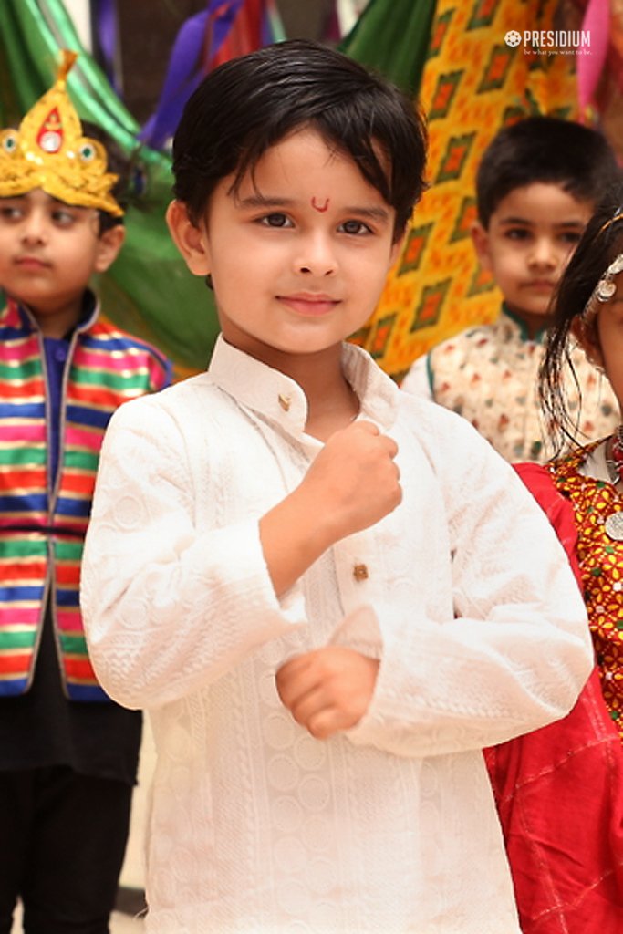 Presidium Indirapuram, HEAVENLY JANMASHTAMI CELEBRATIONS BY THE EXCITED PRE-PRIMARY WING