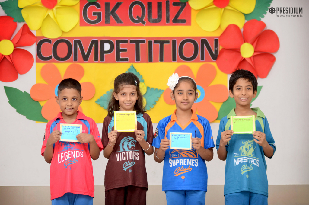 Presidium Rajnagar, QUIZ COMPETITION EXPOSES STUDENTS TO NEW FACTS