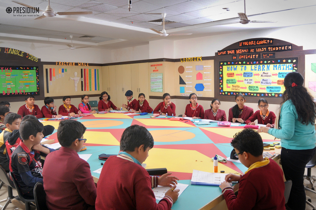 Presidium Gurgaon-57, MATH ACTIVITY: PRESIDIANS REFRESH THEIR MATHEMATICAL CONCEPTS 