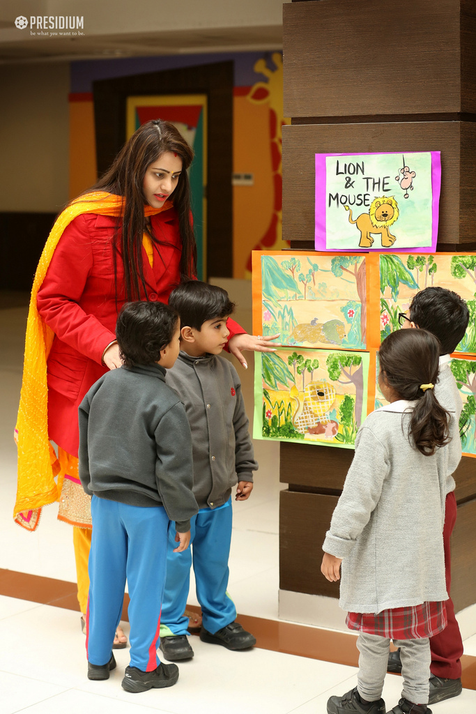 Presidium Rajnagar, LITTLE PRESIDIANS INDULGE IN A ERUDITE PICTURE READING ACTIVITY