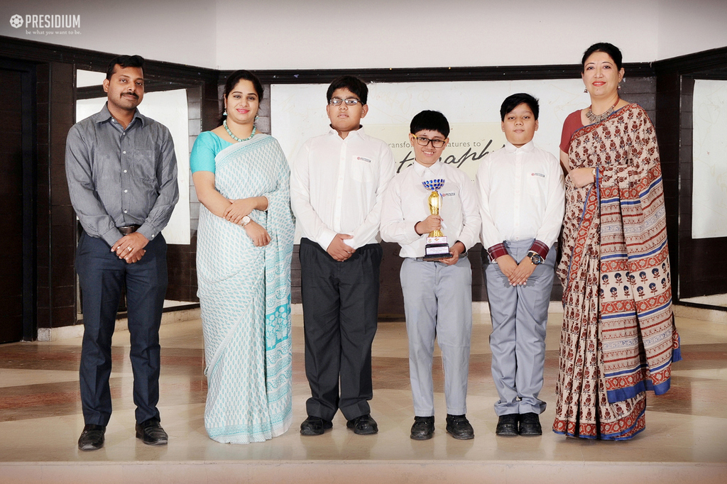 Presidium Indirapuram, OUR YOUNG CHESS MAESTROS MAKE IT TO THE CBSE CHESS NATIONALS