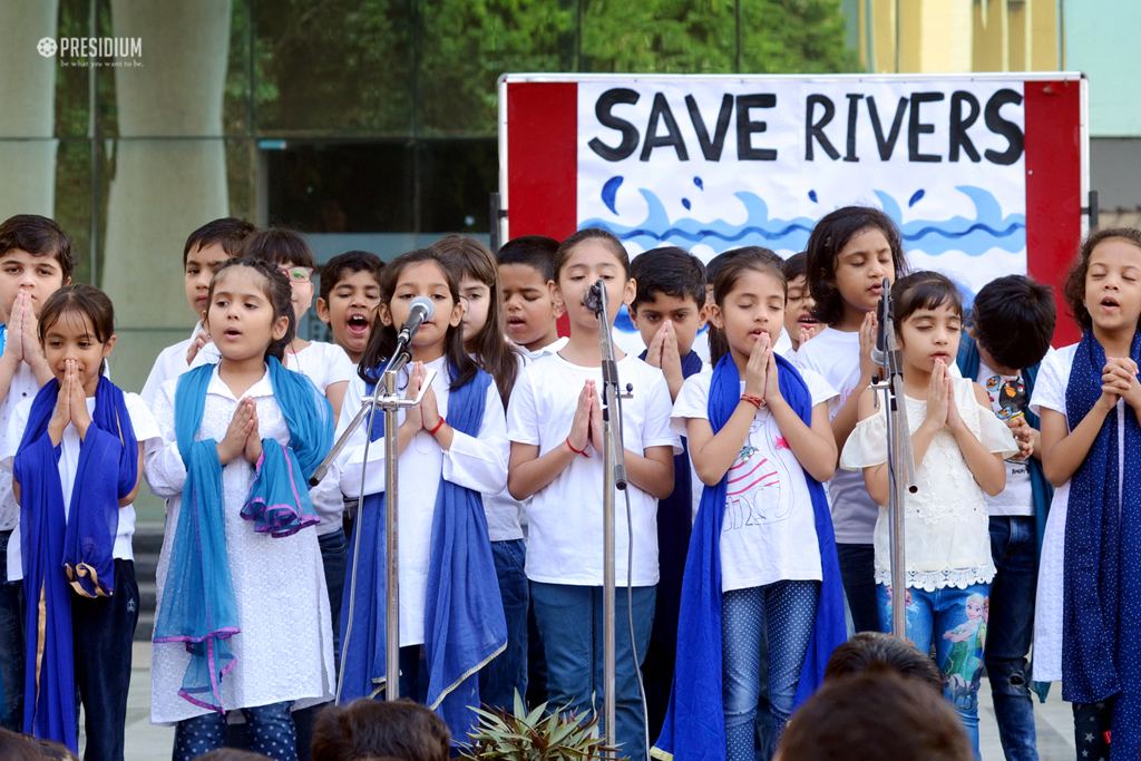 Presidium Gurgaon-57, PRESIDIANS OF GURGAON PLEDGE THEIR SUPPORT TO RALLY FOR RIVERS