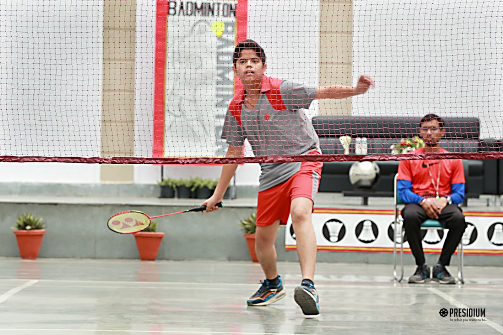 Presidium Gurgaon-57, BADMINTON TOURNAMENT: GIRL POWER LIFTS RUNNERS-UP TROPHY