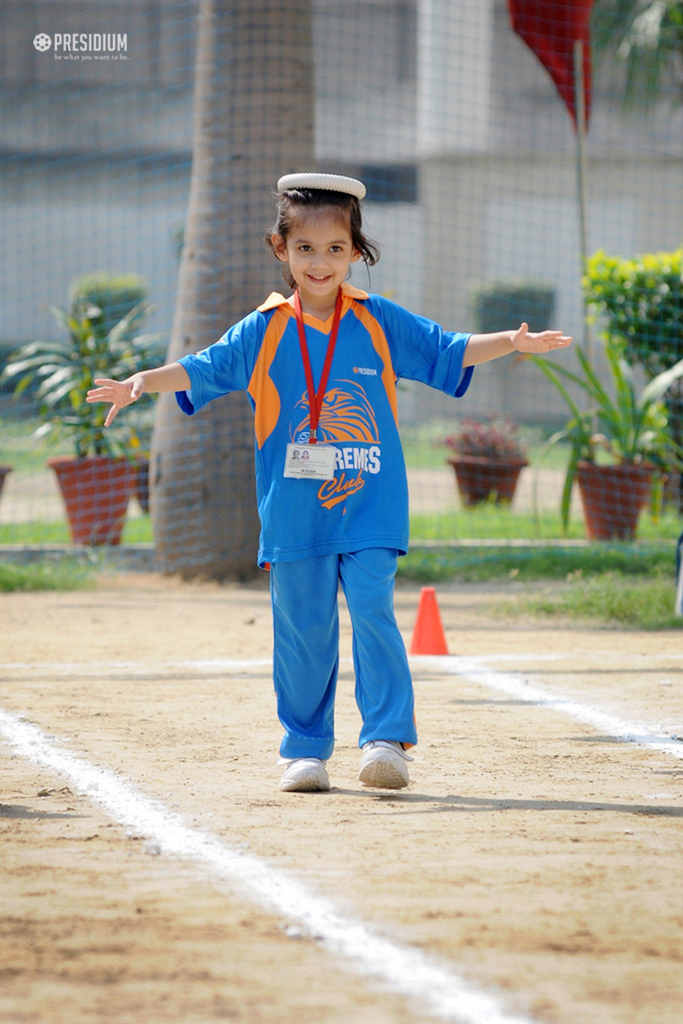 Presidium Indirapuram, ANNUAL SPORTS DAY:PRESIDIANS DISPLAY IDEAL TEAM SPIRIT & STRENGTH