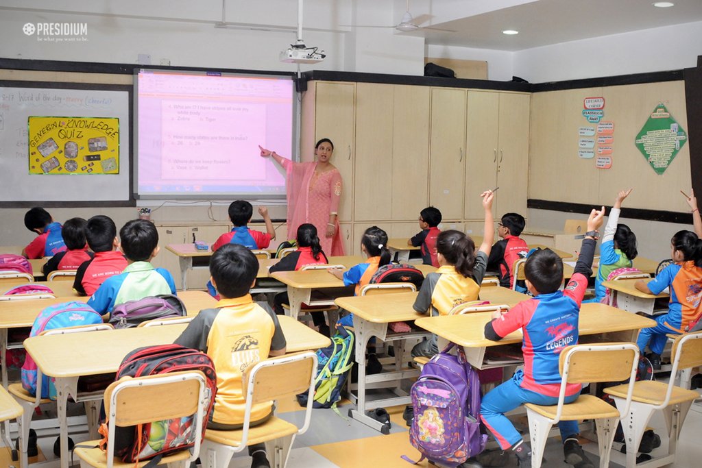 Presidium Indirapuram, INTRA-CLASS GK QUIZ: KNOWLEDGEABLE SESSION FOR LITTLE PRESIDIANS