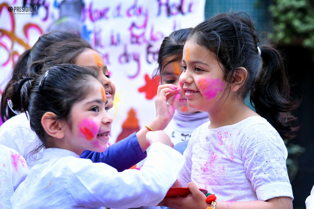 Presidium Pitampura, PRESDIANS SPREAD THE MESSAGE OF ECO FRIENDLY & SAFE HOLI!