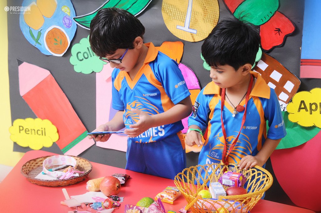 Presidium Rajnagar, CAN I EAT ACTIVITY: TINY TOTS DISTINGUISH EDIBLE & NON-EDIBLE