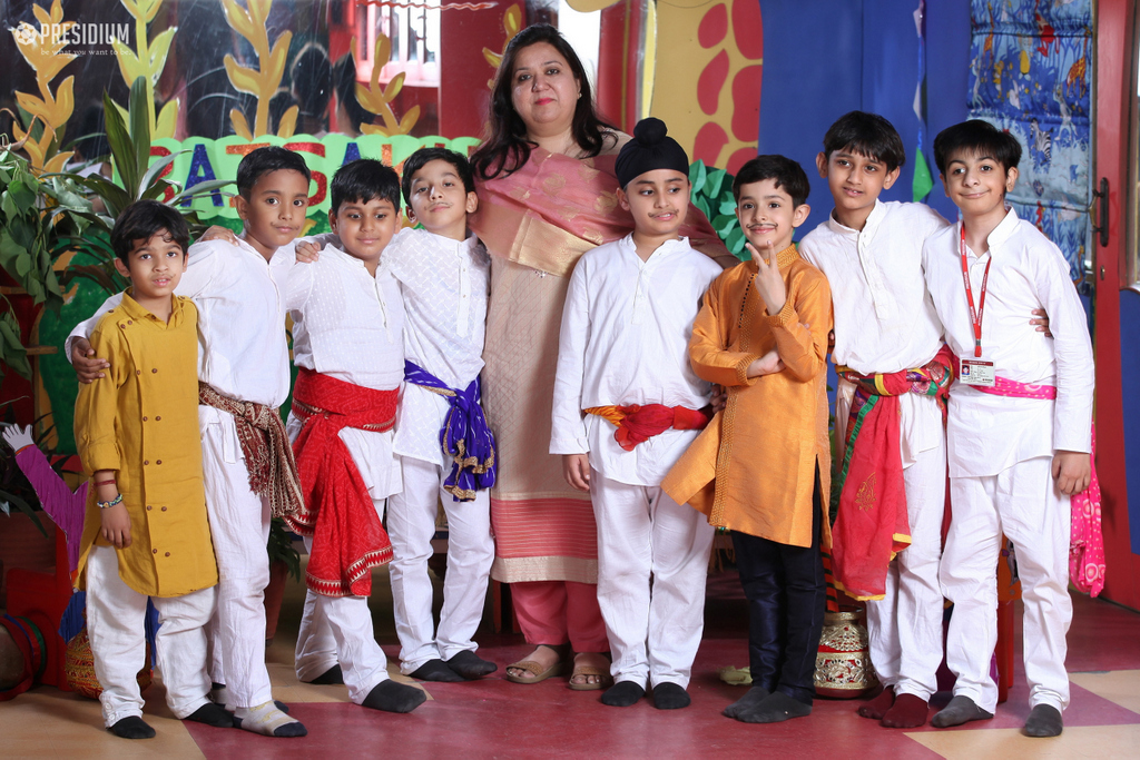 Presidium Vivek Vihar, HAPPY BAISAKHI! PRESIDIANS CELEBRATE THE NEW HARVEST SEASON