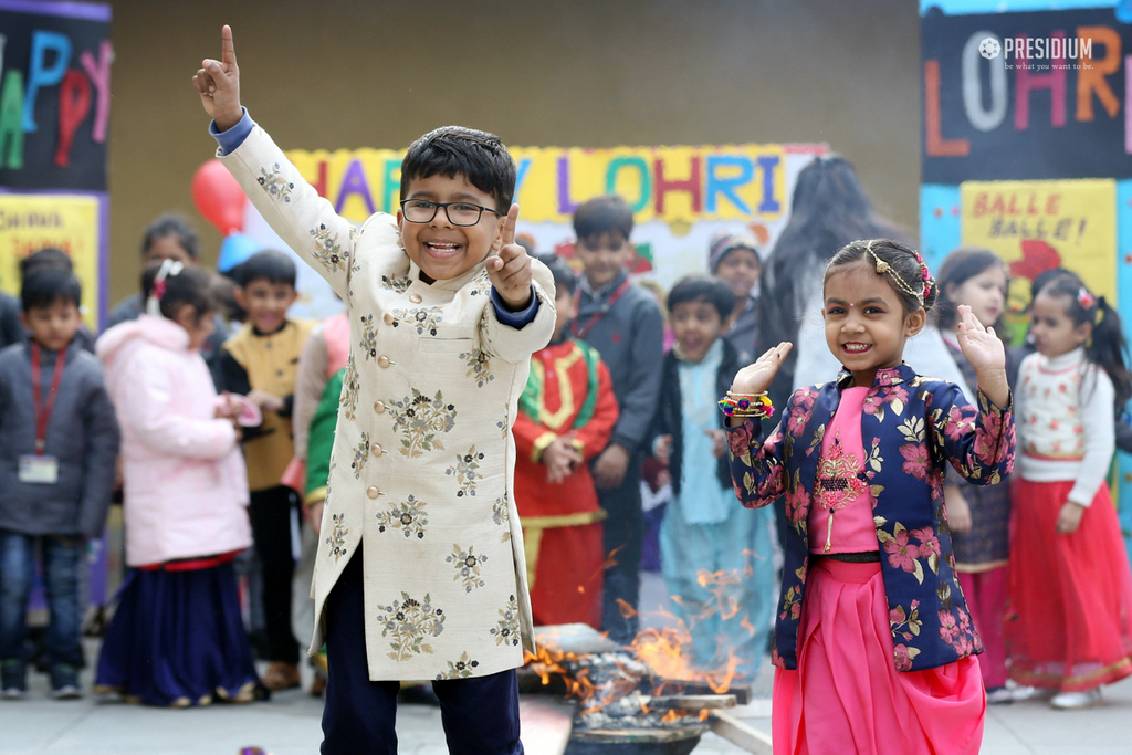 Presidium Vivek Vihar, PRESIDIANS CELEBRATE THE FESTIVAL OF LOHRI WITH GREAT ENTHUSIASM