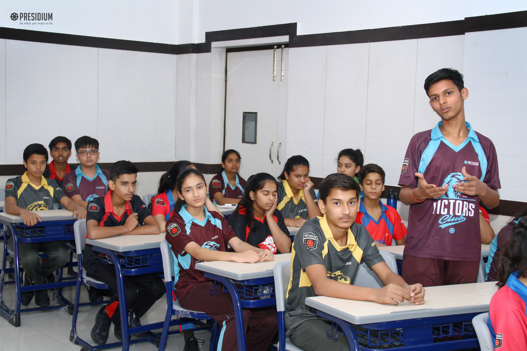 Presidium Rajnagar, ELOQUENCE DEMONSTRATED DURING SOCIAL SCIENCE ACTIVITY