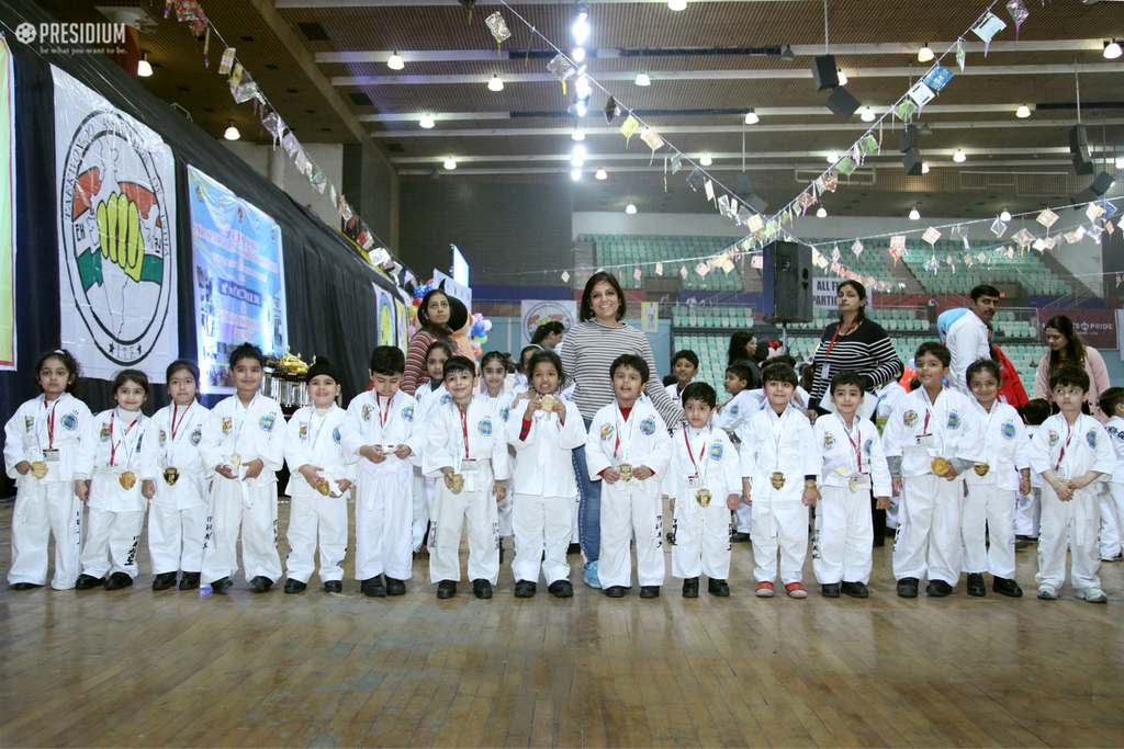 Presidium Punjabi Bagh, PRESIDIUM BAGS A TROPHY AT SUBJUNIOR TAEKWONDO CHAMPIONSHIP