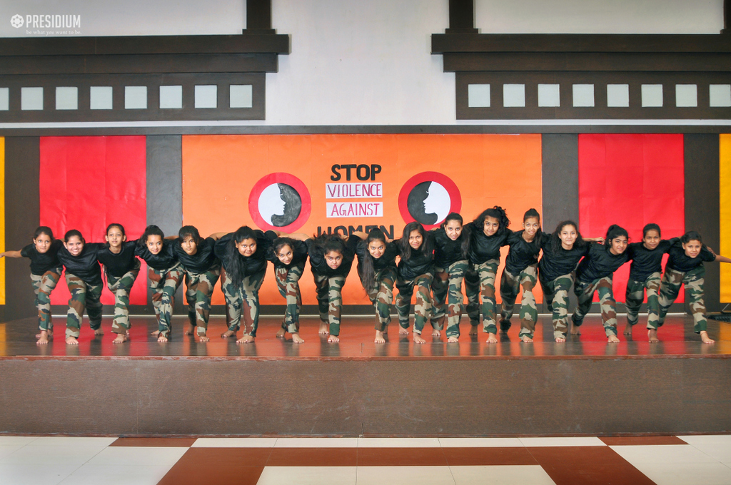 Presidium Rajnagar, PRESIDIANS CREATE AWARENESS TO END VIOLENCE AGAINST WOMEN