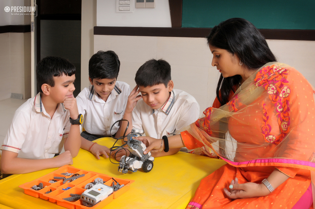 Presidium Rajnagar, ROBOTICS ACTIVITY STIMULATES THE BUDDING SCIENTISTS OF PRESIDIUM