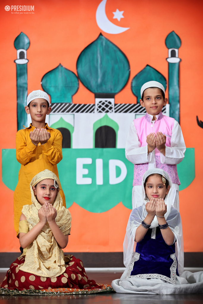 Presidium Rajnagar, PRESIDIANS SPREAD THE MESSAGE OF PEACE AND BROTHERHOOD ON 'EID'