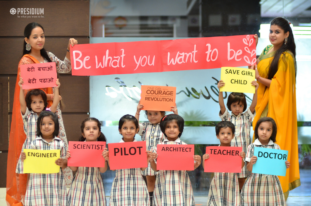 Presidium Rajnagar, PRESIDIANS SHOW A SPLURGE OF EMOTIONS ON THIS DAUGHTER’S DAY