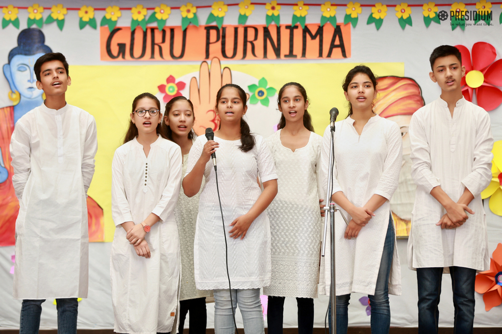 Presidium Rajnagar, REKINDLING THE ‘GURU-SHISHYA’ PARAMPARA AT PRESIDIUM ON GURU PURNIMA