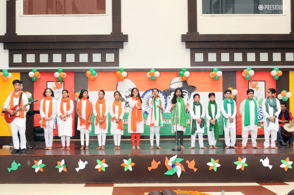 Presidium Rajnagar, PRESIDIANS HAIL THE LAND OF THE BRAVE ON INDEPENDENCE DAY