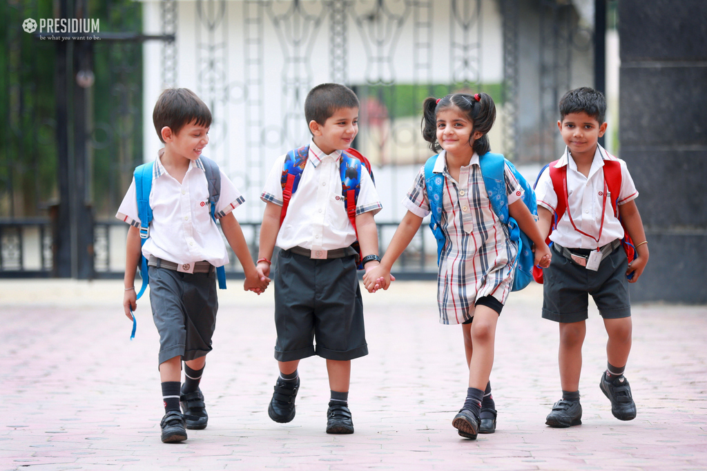 Presidium Rajnagar, THE SCHOOL ENLIVENS WITH EXCITED PRESIDIANS AFTER SUMMER BREAK! 