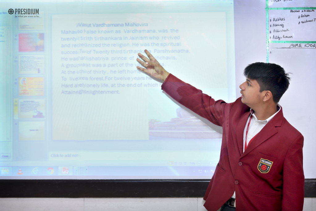 Presidium Rajnagar, AN ACTIVITY IS ORGANIZED FOR STUDENTS TO LEARN ABOUT HISTORY