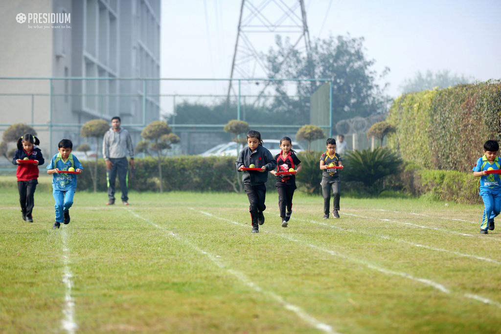 Presidium Rajnagar, SPORTS DAY SEMI FINALS: SPORTS REVEAL THE CHARACTER OF PLAYERS