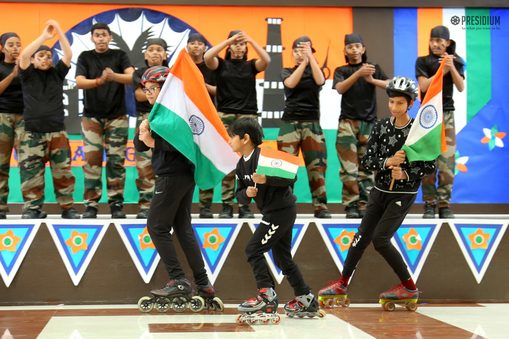 Presidium Indirapuram, STUDENTS CELEBRATE THE UNITY OF INDIA WITH MRS.SUDHA GUPTA