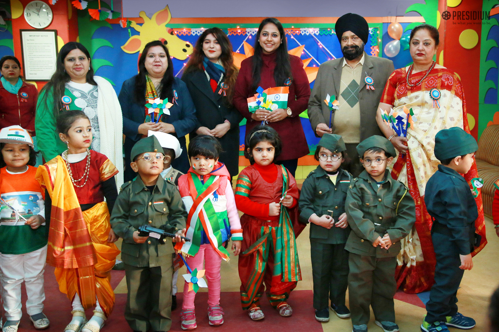 Presidium Vivek Vihar, PRESIDIANS CELEBRATE REPUBLIC DAY WITH DEAR  SUDHA MA'AM