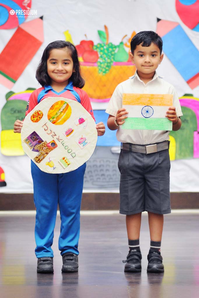 Presidium Rajnagar, INTRA-CLASS SHOW & TELL: LITTLE PRESIDIANS DISPLAY BIG CONFIDENCE