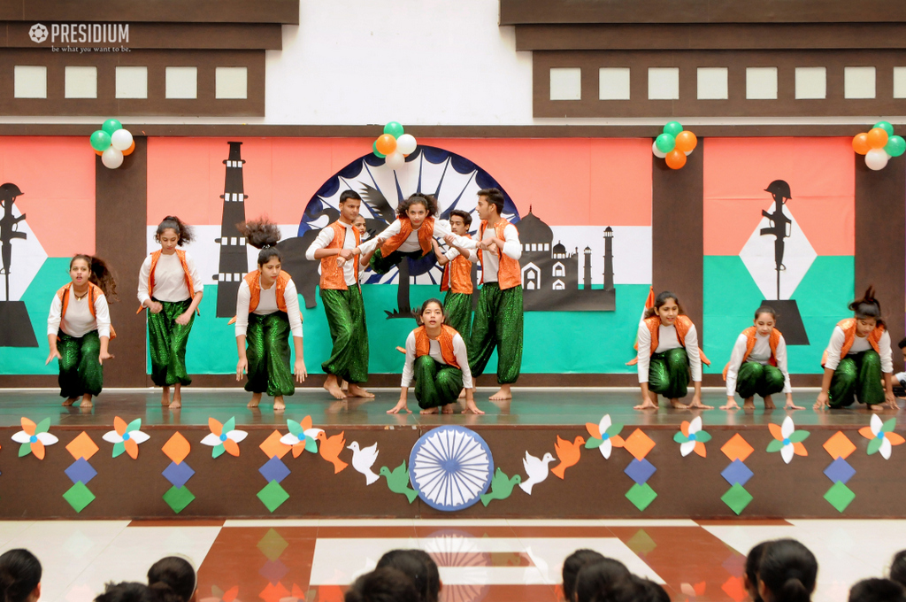 Presidium Rajnagar, PRESIDIANS PROUDLY SALUTE THE TRICOLOUR ON INDEPENDENCE DAY