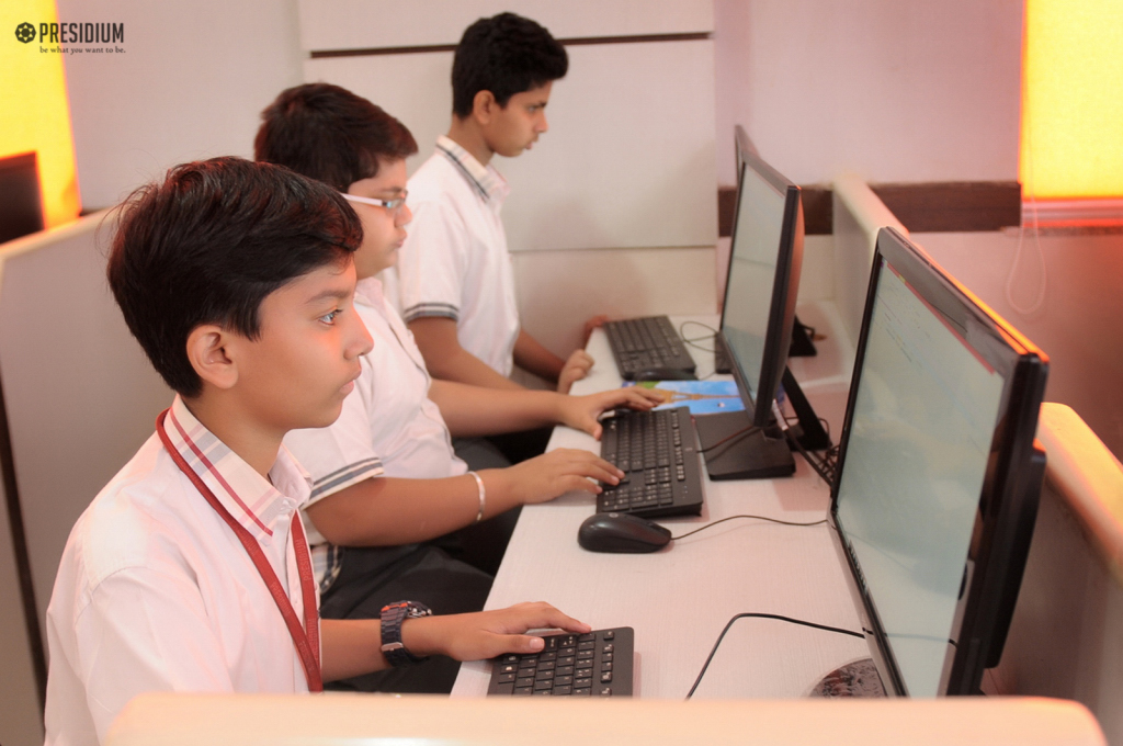 Presidium Rajnagar, ICT WORKSHOP UPGRADES 'IT' AWARENESS OF OUR GRADE 8 PRESIDIANS