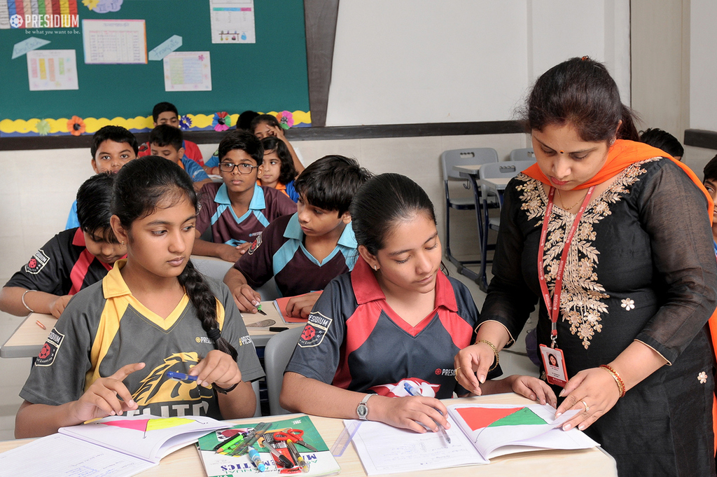 Presidium Rajnagar, EXPERIENTIAL LEARNING ON MATHEMATICS KEEPS BOREDOM AT BAY