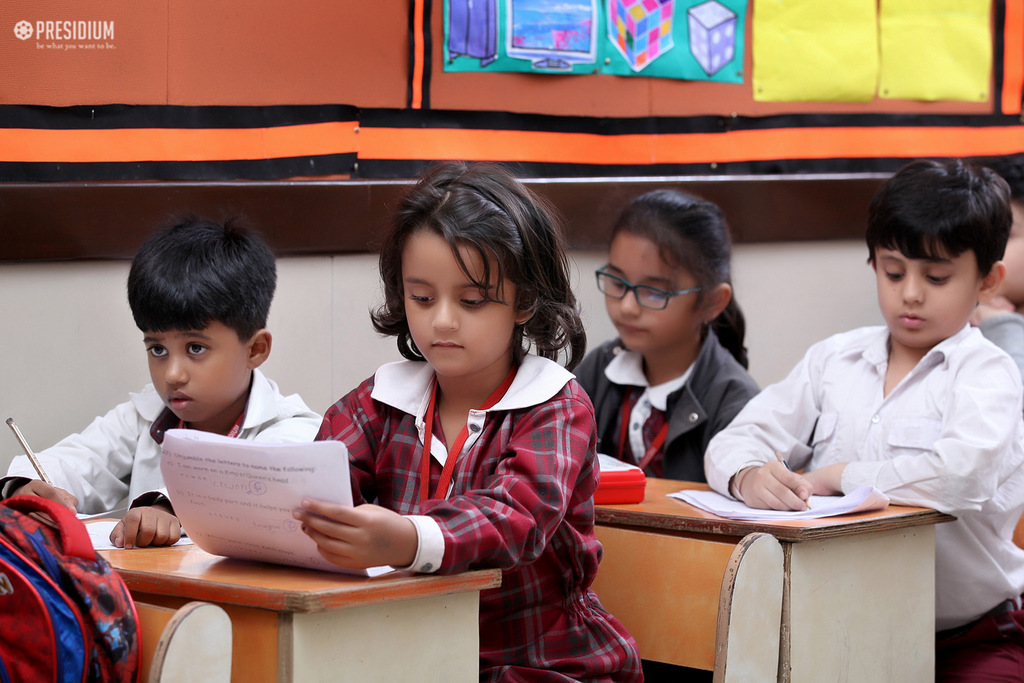 Presidium Indirapuram, SPELLATHON: YOUNG GRAMMATICIANS DISPLAY THEIR POWER OF VOCABULARY