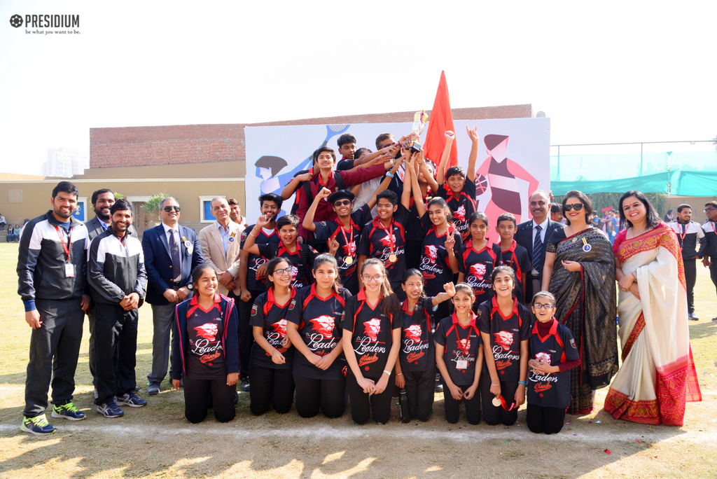 Presidium Gurgaon-57, SPORTS DAY PRIZE DISTRIBUTION: REWARDING OUR YOUNG ACHIEVERS