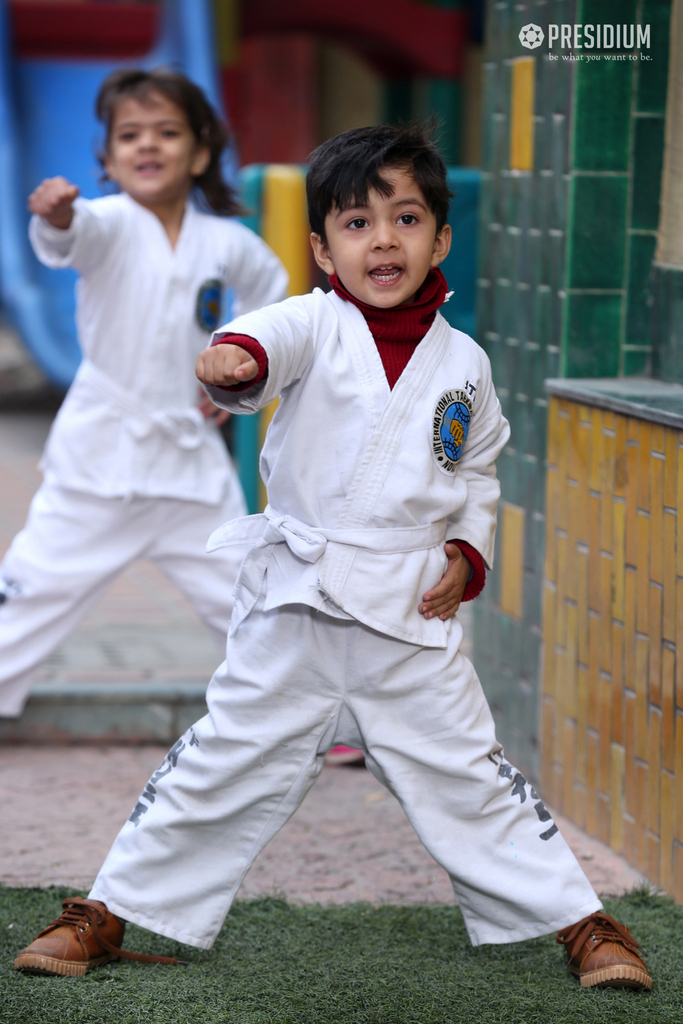 Presidium Vivek Vihar, PRESIDIANS INDULGE IN A FUN TAEKWONDO ACTIVITY