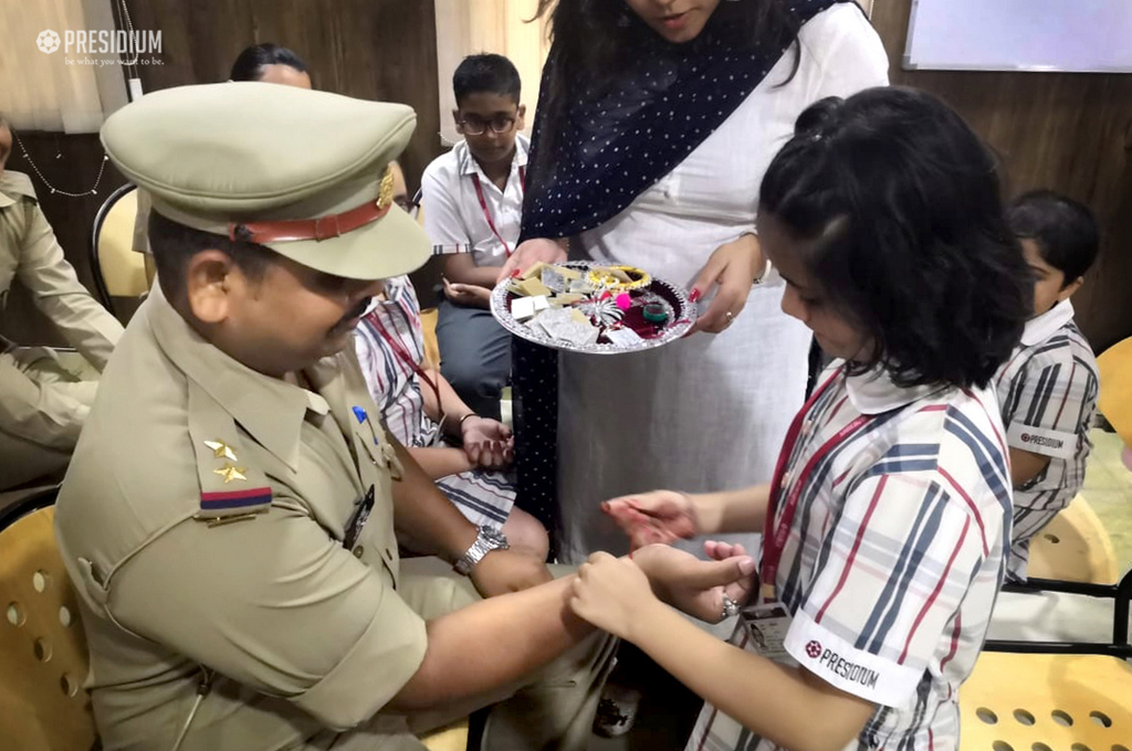 Presidium Rajnagar, PRESIDIANS VISIT ESTEEMED OFFICIALS AND SCHOOL TRUSTEE ON RAKSHABANDHAN