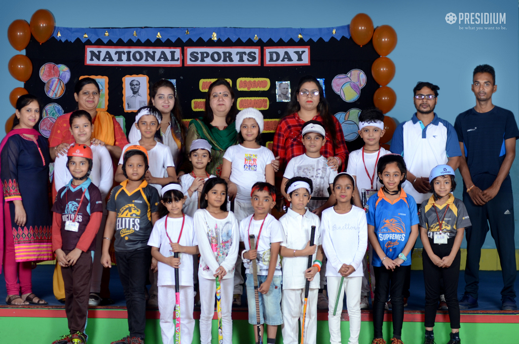 Presidium Vivek Vihar, PRESIDIUM VIVEK VIHAR MARKS NATIONAL SPORTS DAY 