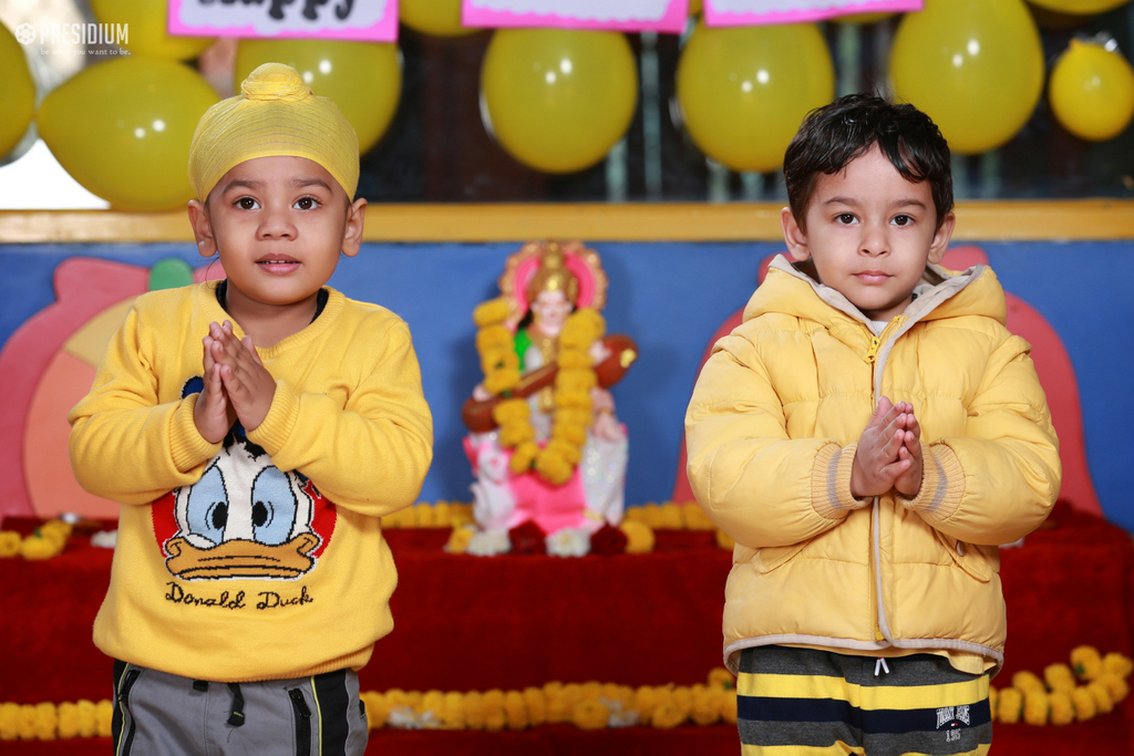 Presidium Vivek Vihar, PRESIDIANS CELEBRATE BASANT PANCHAMI WITH GREAT ARDOR