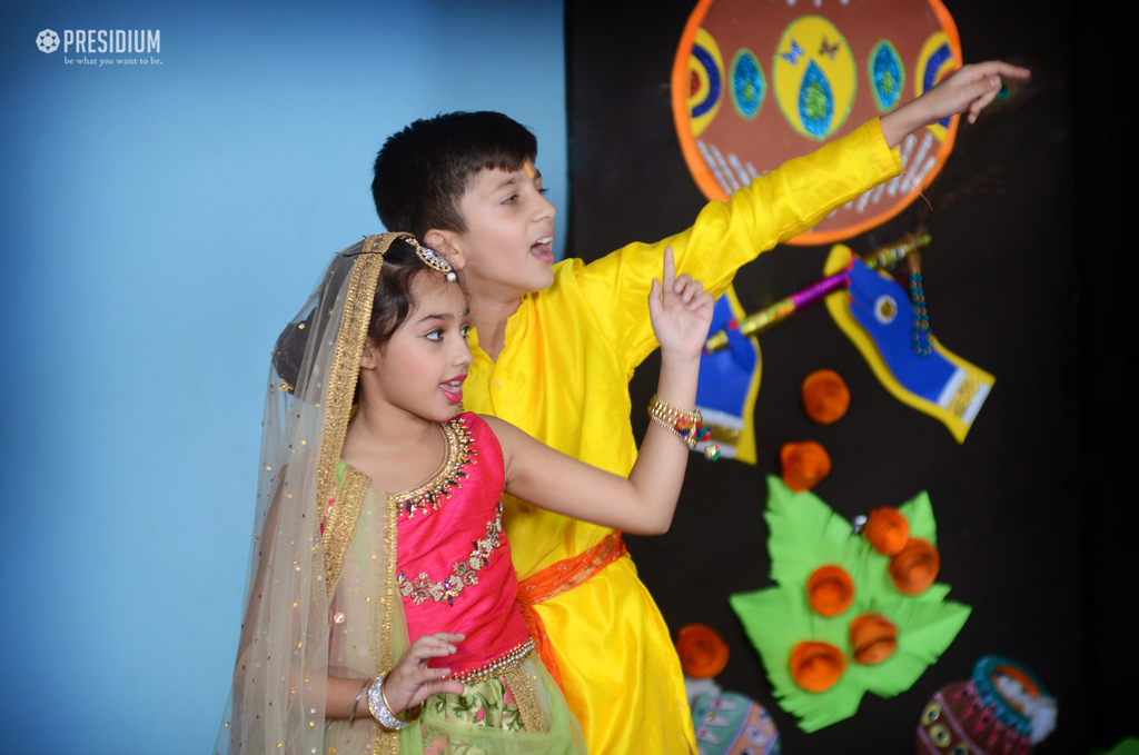 Presidium Vivek Vihar, FLAMBOYANT JANMASHTAMI CELEBRATIONS ELATES YOUNG SOULS