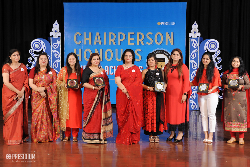 Presidium Vivek Vihar, TEACHERS CELEBRATE SUCCESS AT CHAIRPERSON HONOURS CEREMONY